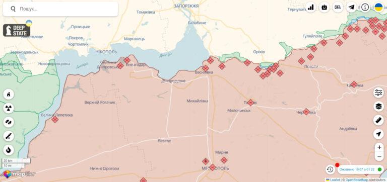 Сили оборони просунулися на Мелітопольському напрямку