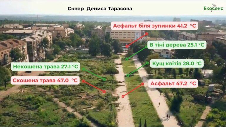 Эксперимент в Запорожье: на сколько градусов деревья уменьшают температуру в городе