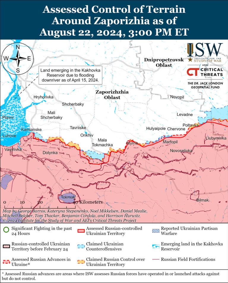 Россияне продолжают перебрасывать войска с Запорожского направления, – ISW