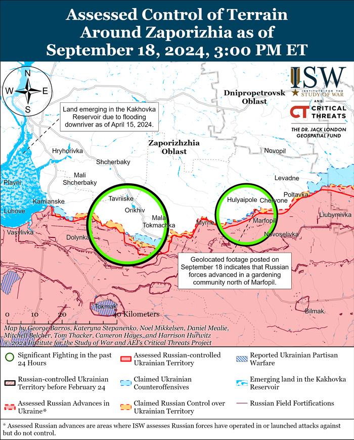 Россияне продвинулись возле Гуляйполя, – ISW