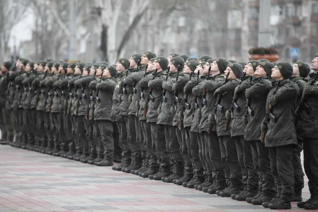 Присяга нацгвардия Запорожье, 30.11.2019