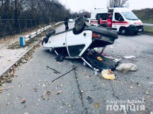 Полиция ищет свидетелей ДТП с пострадавшими под Запорожьем