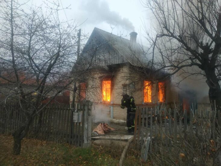 В Запорожской области произошел пожар и погибла пенсионерка