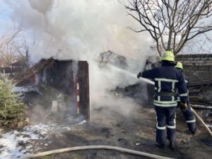 В Запорожье во время пожара пострадал 73-летний мужчина