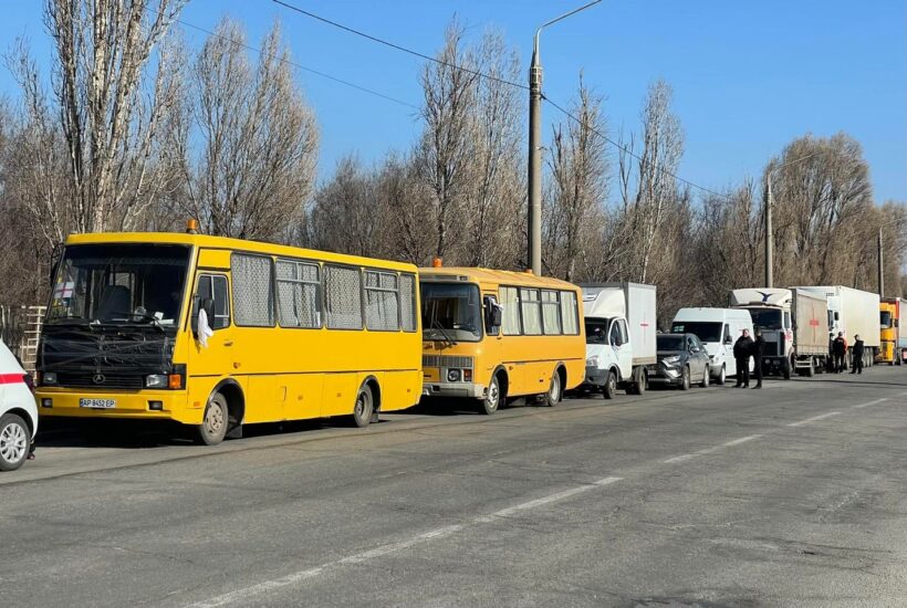 Гуманитарную помощь направили сегодня в Мелитополь (ФОТО)