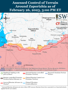 Где находится линия фронта в Запорожской области. КАРТА