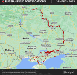 На Запорожском направлении увеличилось количество укреплений оккупантов: боятся контрнаступления ВСУ