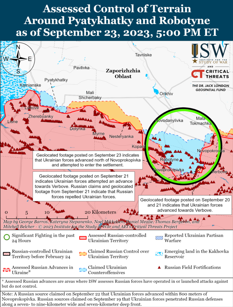 Украинские войска заходят в Запорожскую область все глубже - ISW