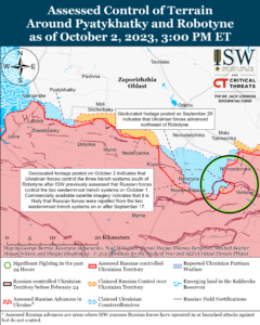 Позиции под Работино отбили украинские военные – ISW