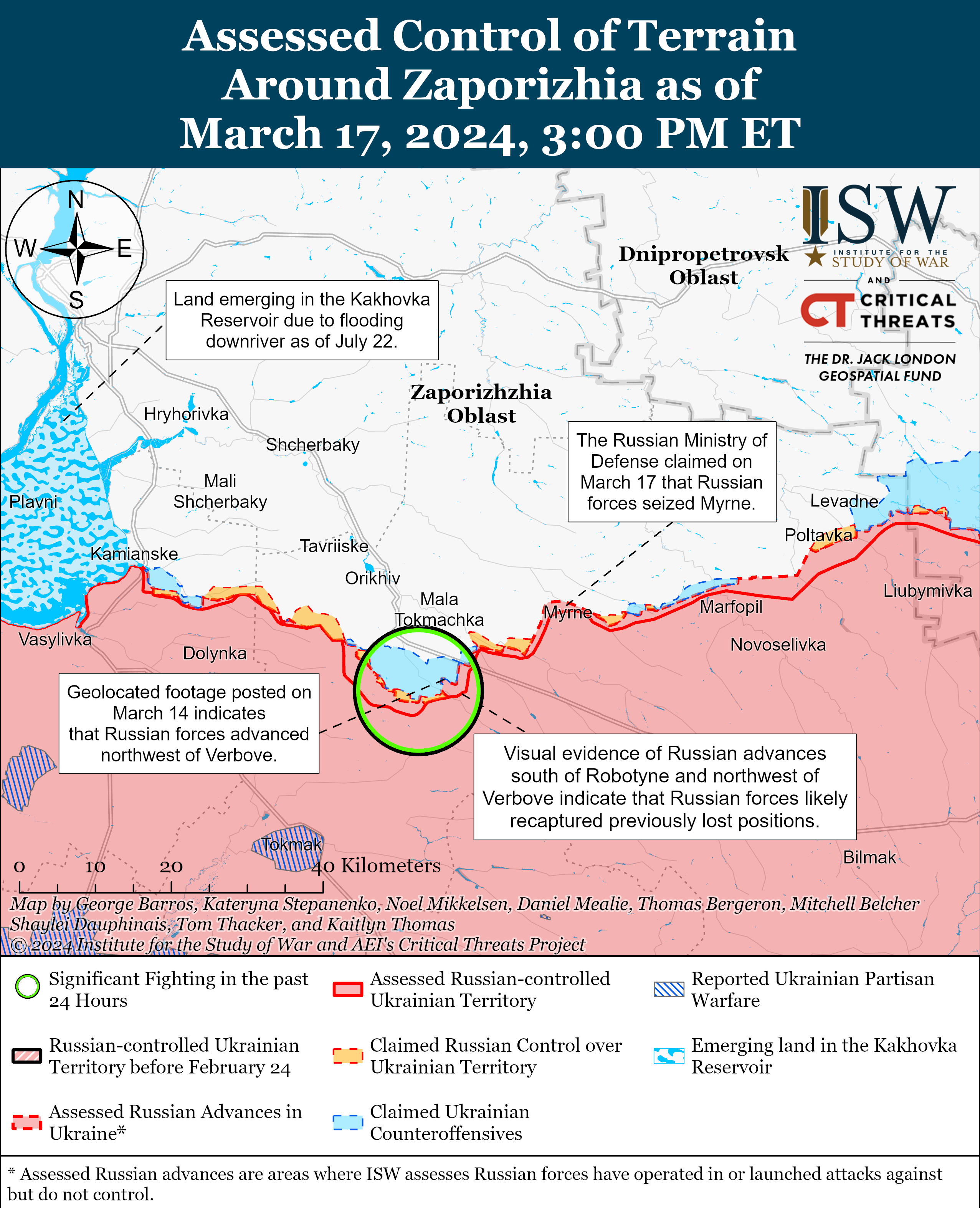 Росіяни захопили ще одне село в Запорізькій області, - ISW