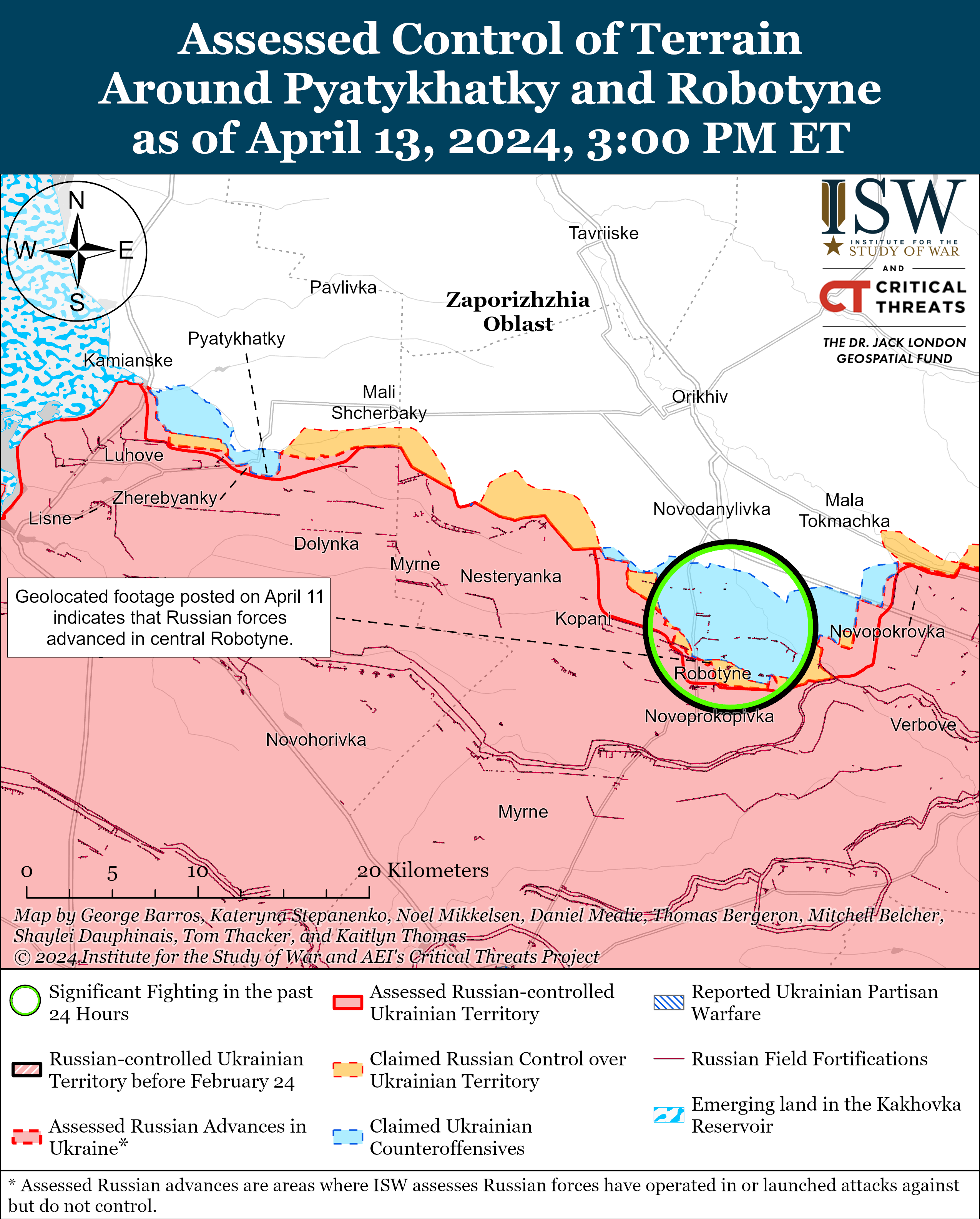 Карти боїв у Запорізькій області