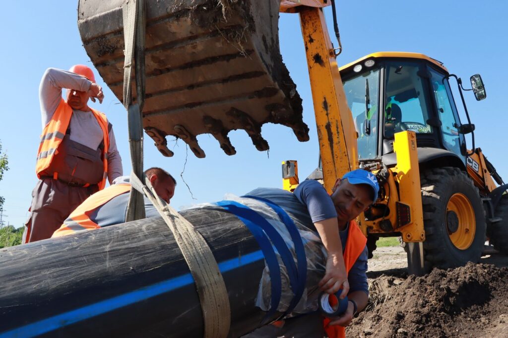 У Вільнянську Запорізької області розпочали реконструкцію водогону