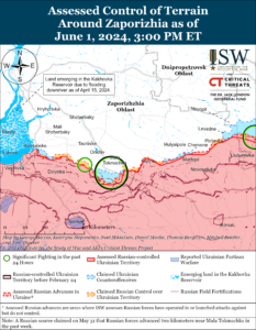 Российские военные открыли новое направление атаки в Запорожской области: анализ ISW