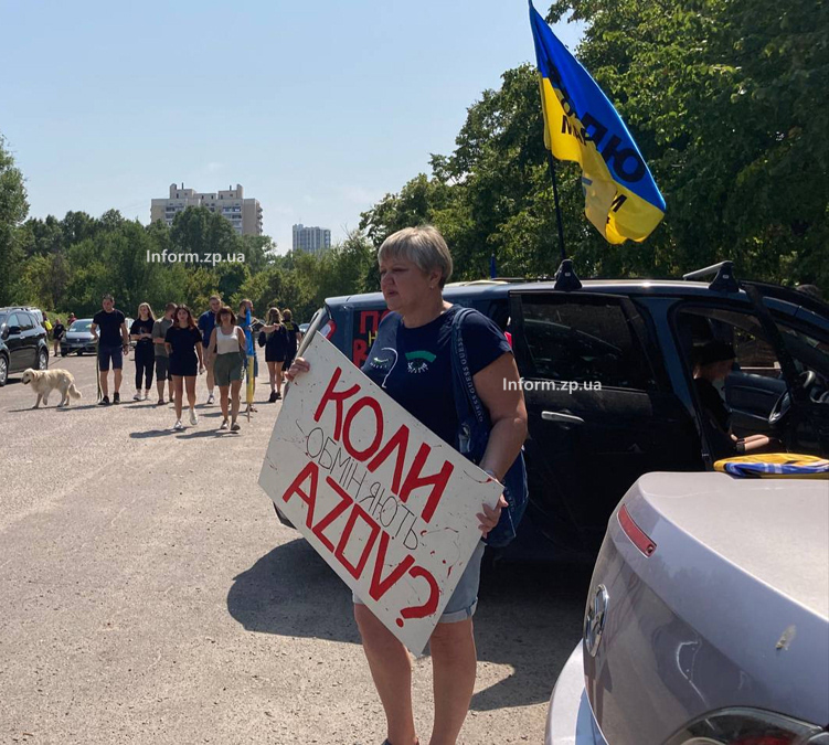 Підтримка військовополонених: у Запоріжжі відбувся автопробіг (ФОТО)