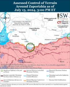 Украинские войска продвинулись в Запорожской области, – ISW