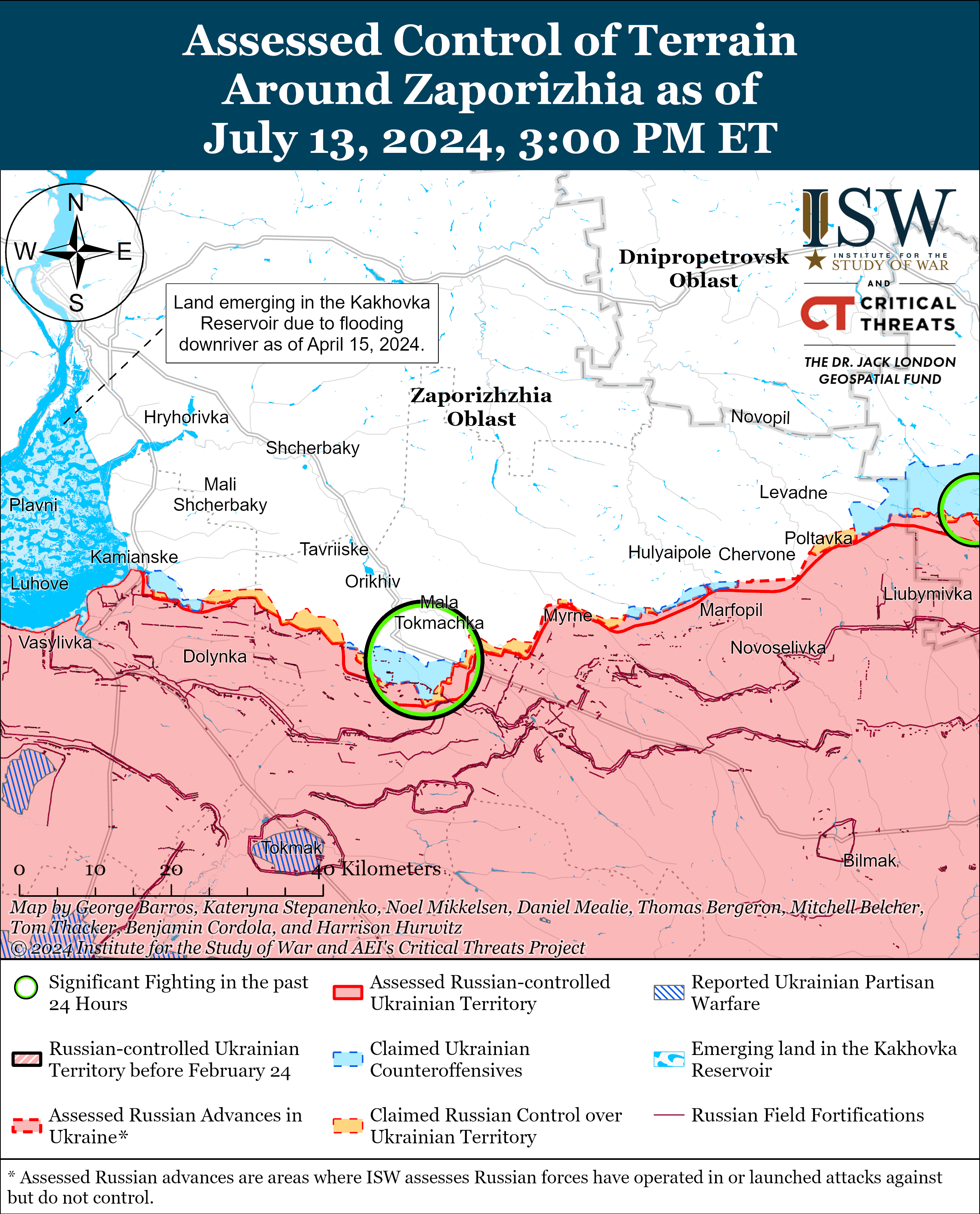 Українські війська просунулися в Запорізькій області, - ISW