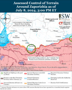 Россияне совершили незначительное продвижение в Запорожской области: ISW