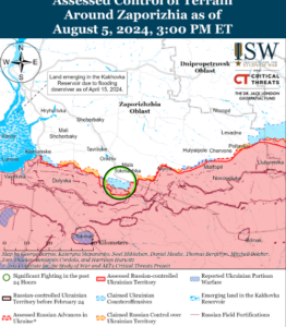 Російські війська трохи просунулися в Запорізькій області – ISW