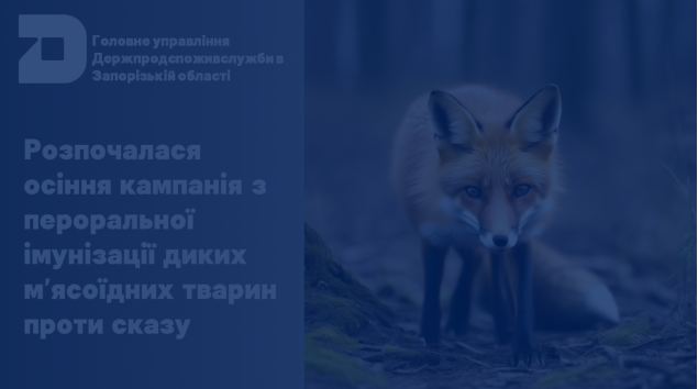 У Запорізькій області почалася кампанія з вакцинації диких тварин