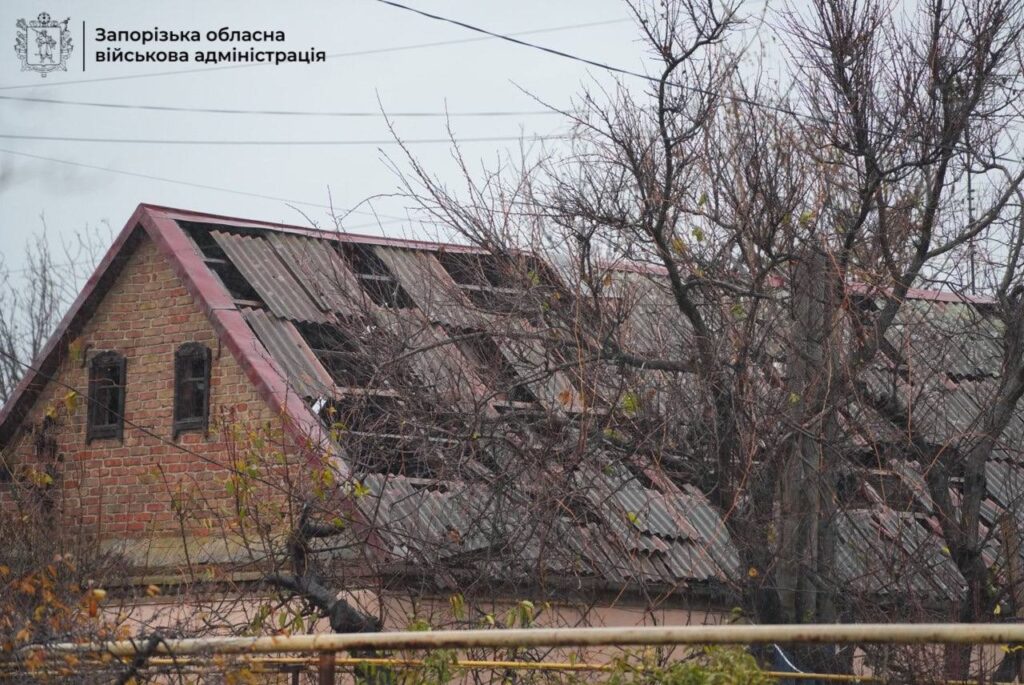 Росіяни завдали удару по Запоріжжю 22 литсопада