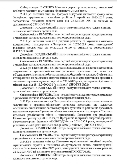 Депутати збираються зібратися на двадцять шосту сесію Запорізької міськради