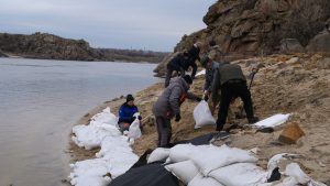 На Хортице обнаружили фрагмент военной лодки XVIII века