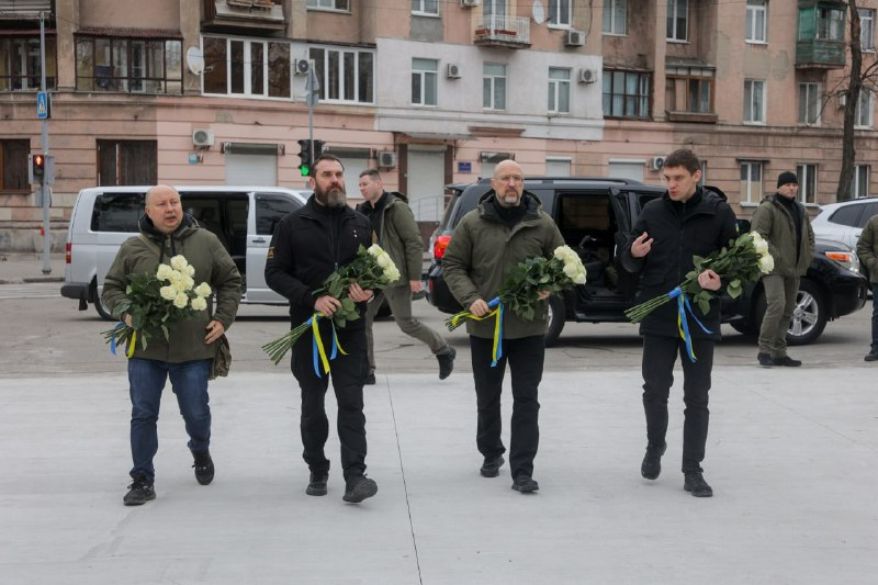 Вшанування пам'яті загиблих у Запоріжжі. 