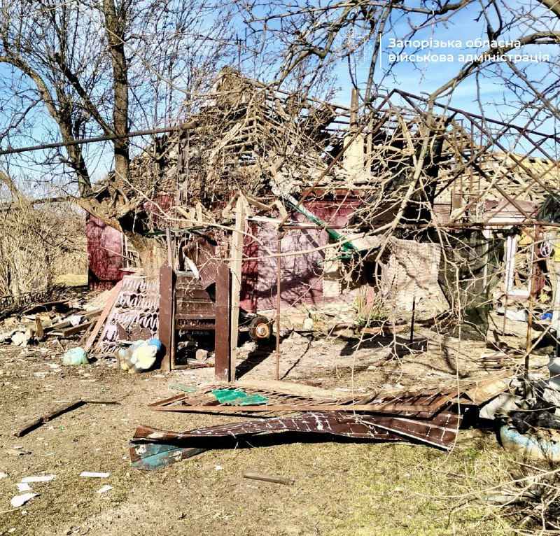 Росіяни атакували село Біленьке. Фото: ЗОВА