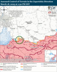 Російські війська просунулися на Запорізькому напрямку, – ISW